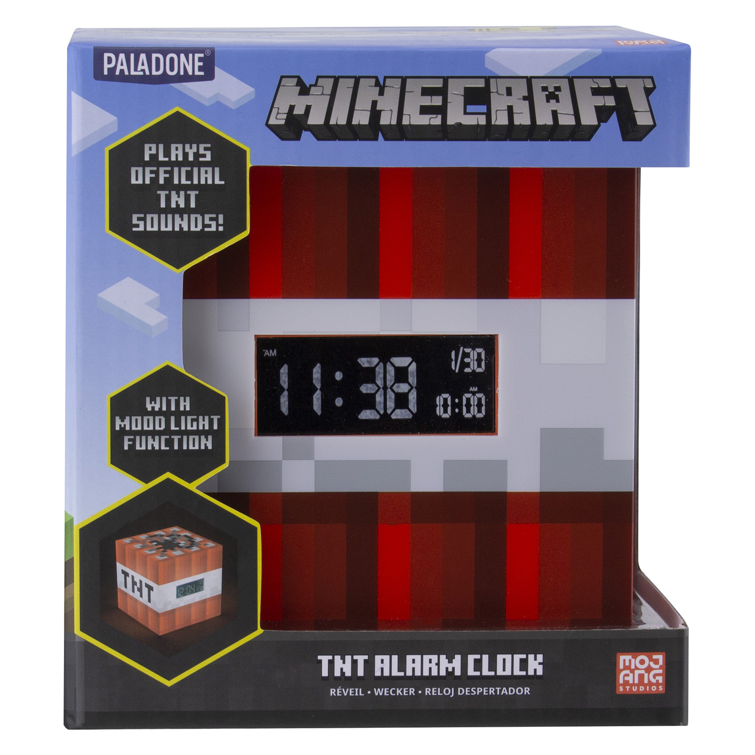 Будильник PALADONE Minecraft TNT Alarm Clock PP8007MCF - фото 3