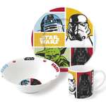 Набор керамической посуды STOR в подарочной упаковке Snack Set Star Wars (3 шт.)