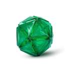 Игрушка для собак ZDK светящийся мяч Алмаз зеленый с пищалкой ZooWell