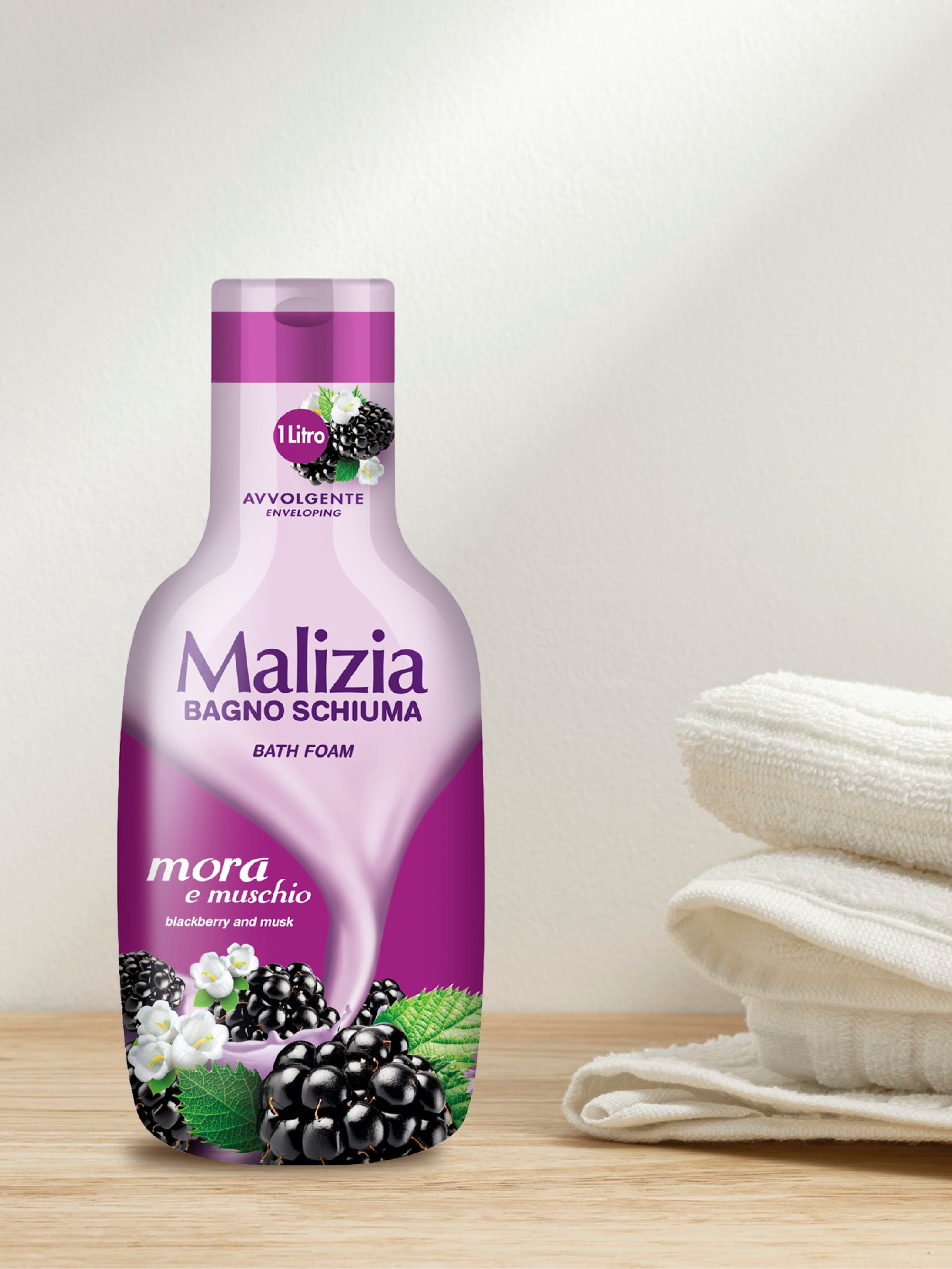 Пена для ванны Malizia MUSK BLACKBERRY 1000 - фото 4
