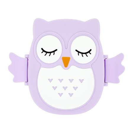 Ланч-бокс FUN Owl violet 16 см