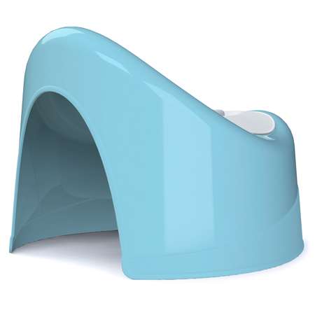Горшок туалетный KidWick Ракушка с крышкой Голубой