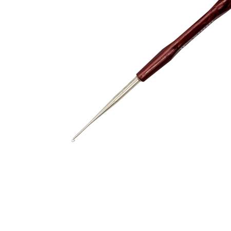 Крючок для вязания Hobby Pro металлический с пластиковой ручкой для тонкой пряжи 0.75мм 14.5 см 955075