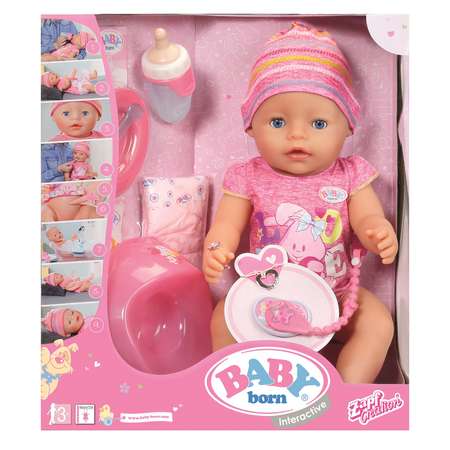 Кукла Zapf Creation Baby born интерактивная 823-163