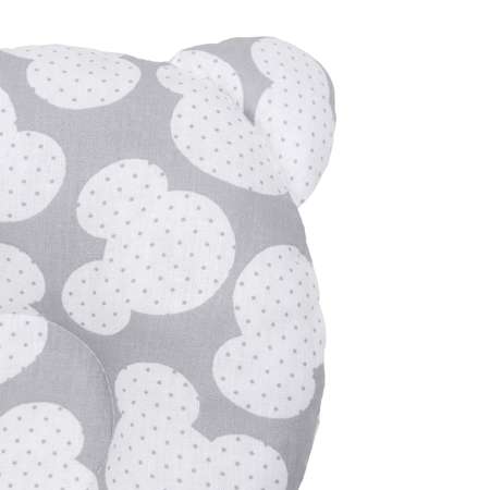 Подушка Amarobaby First Pillow Ушки Серый