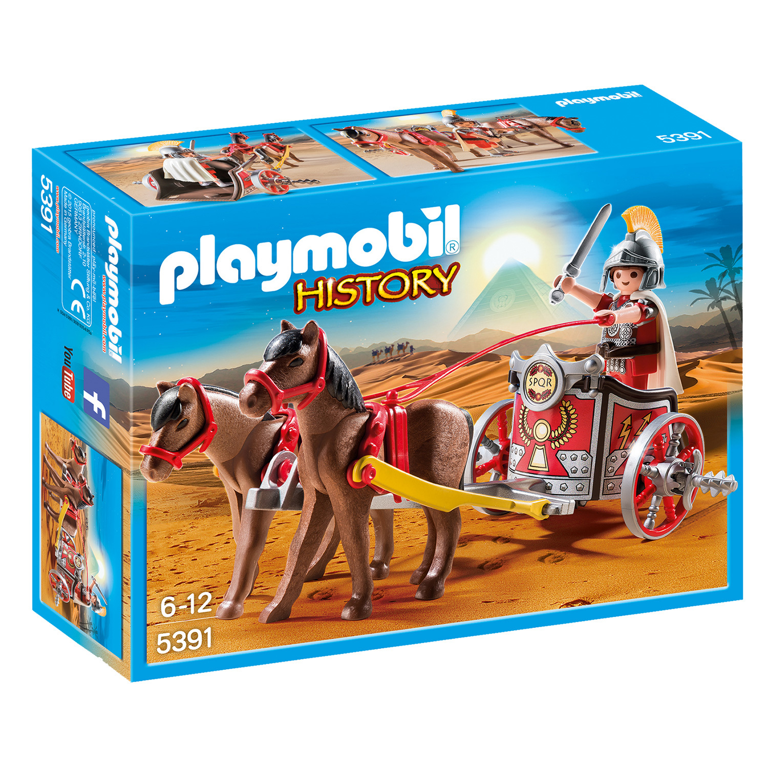 Конструктор Playmobil Римская Колесница - фото 3