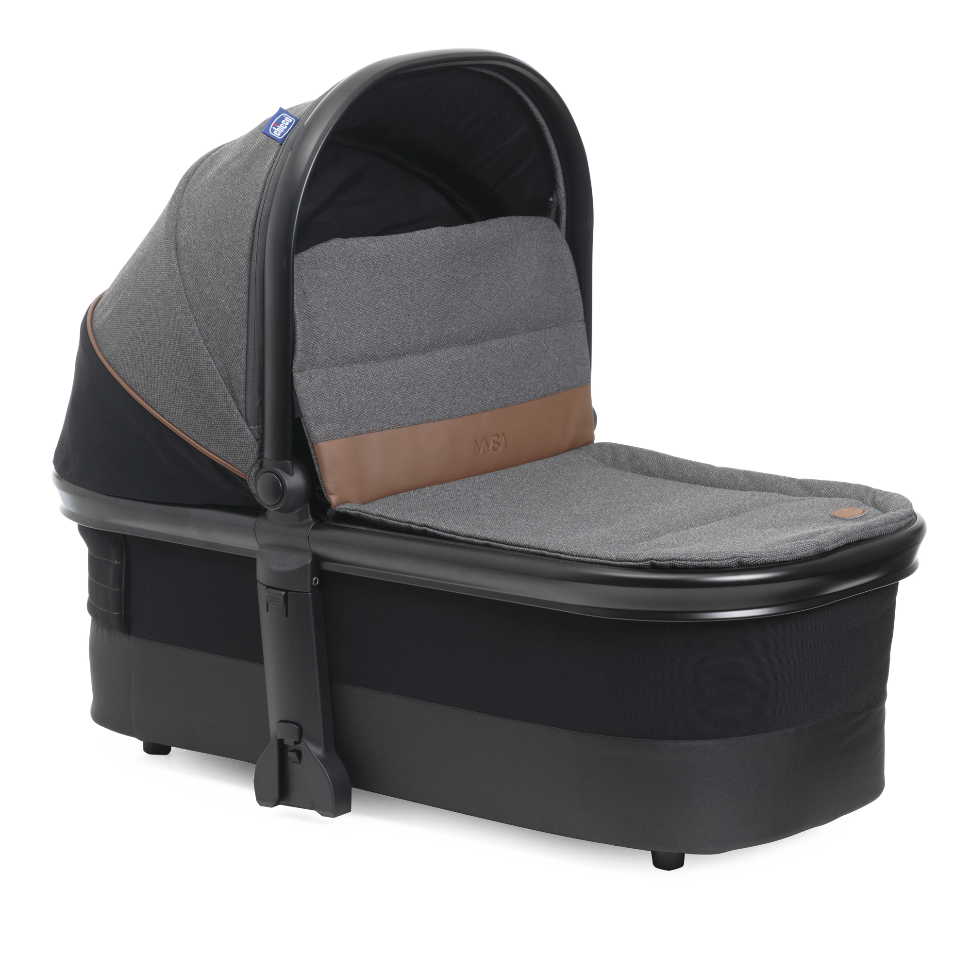 Люлька Chicco Mysa Light Carrycot Black Satin 05087027450000 - фото 3