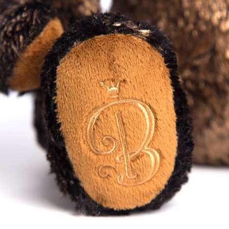 Мягкая игрушка BUDI BASA Медведь БернАрт золотой металлик 34 см BB079