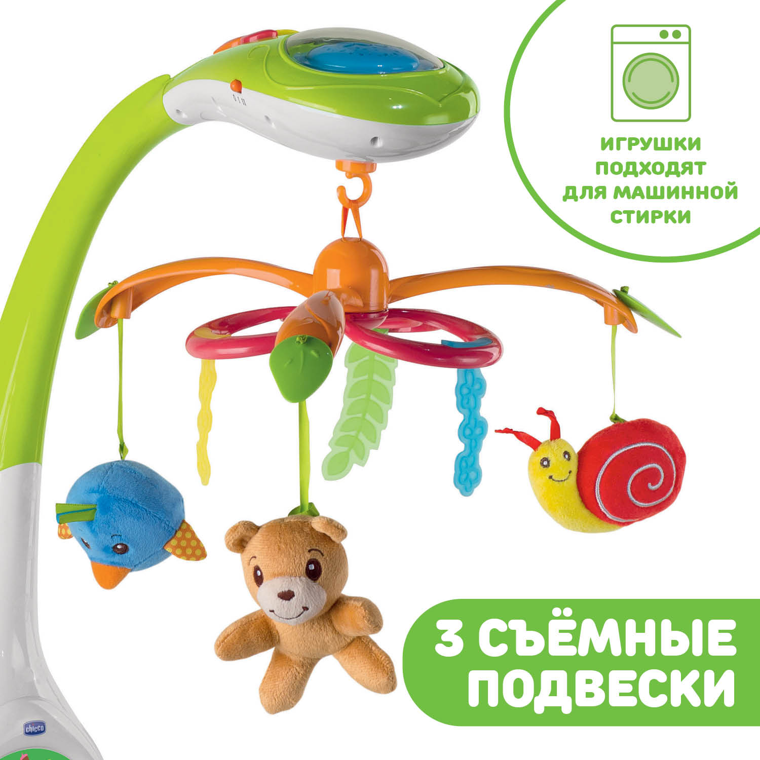 Игрушка Chicco Подвеска-мобиль Forest 00009717000000 - фото 5