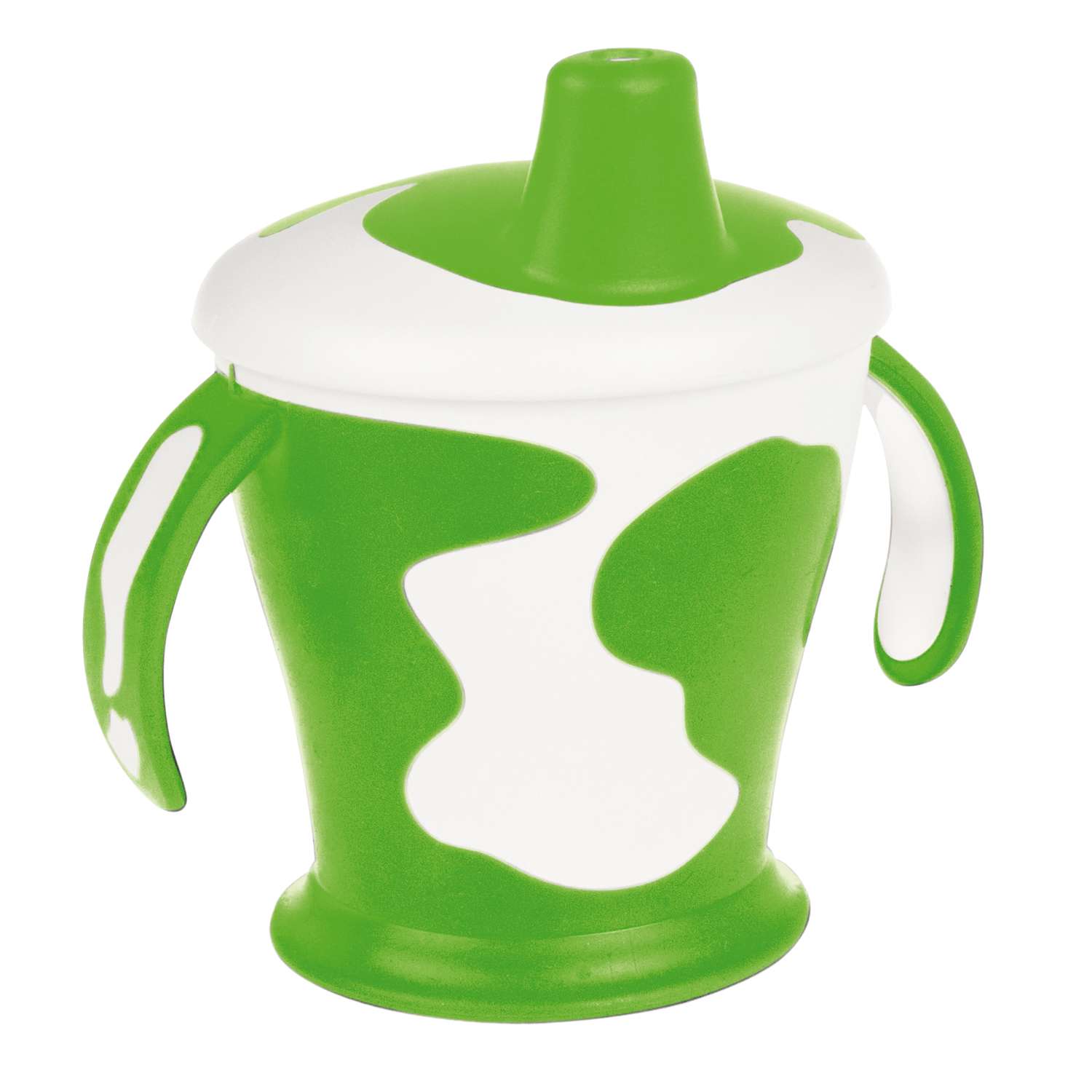 Чашка-непроливайка Canpol Babies с ручками 250мл с 9месяцев Зеленый - фото 1