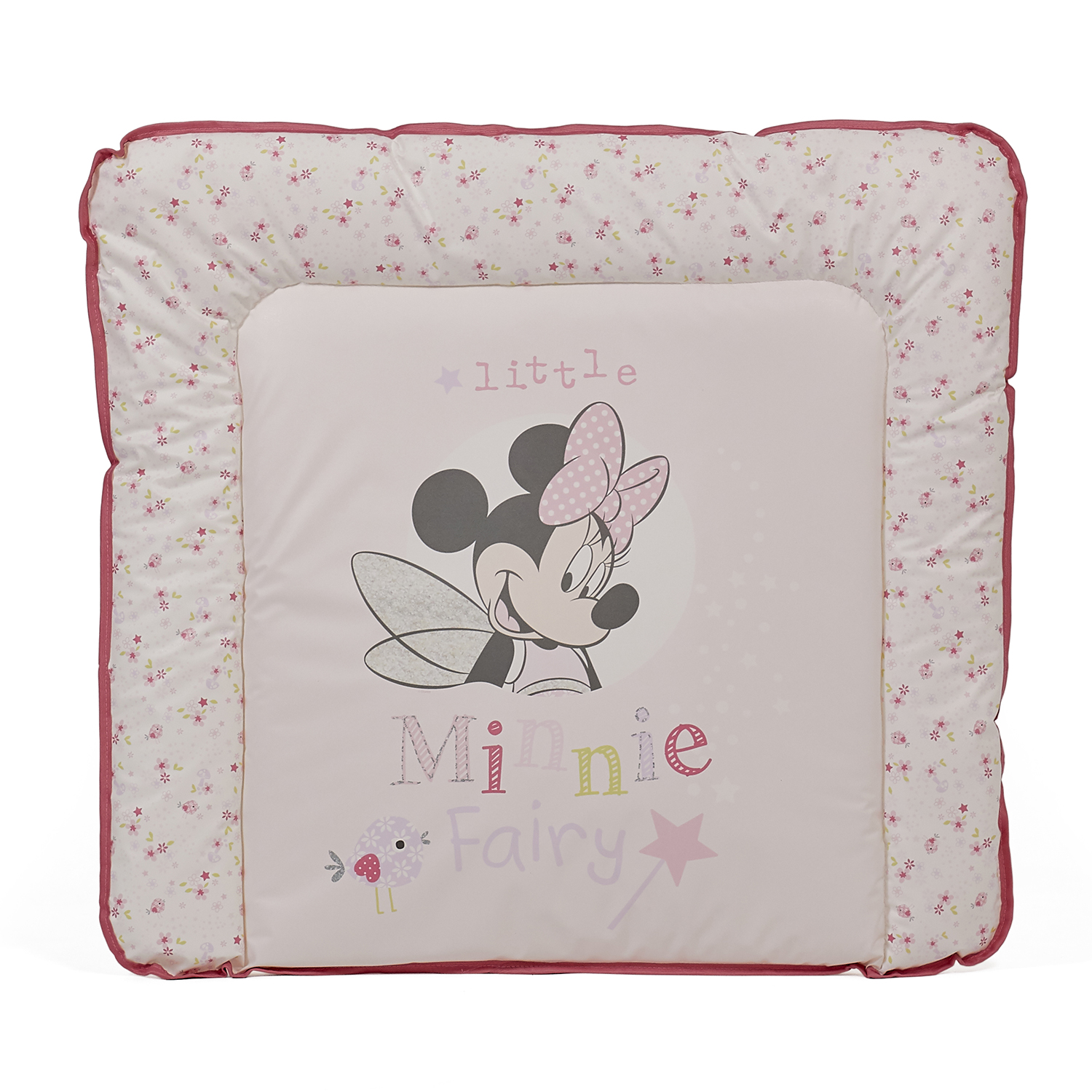 Матрас для пеленания Polini kids Disney baby Минни Маус Фея 77*72см Розовый - фото 1