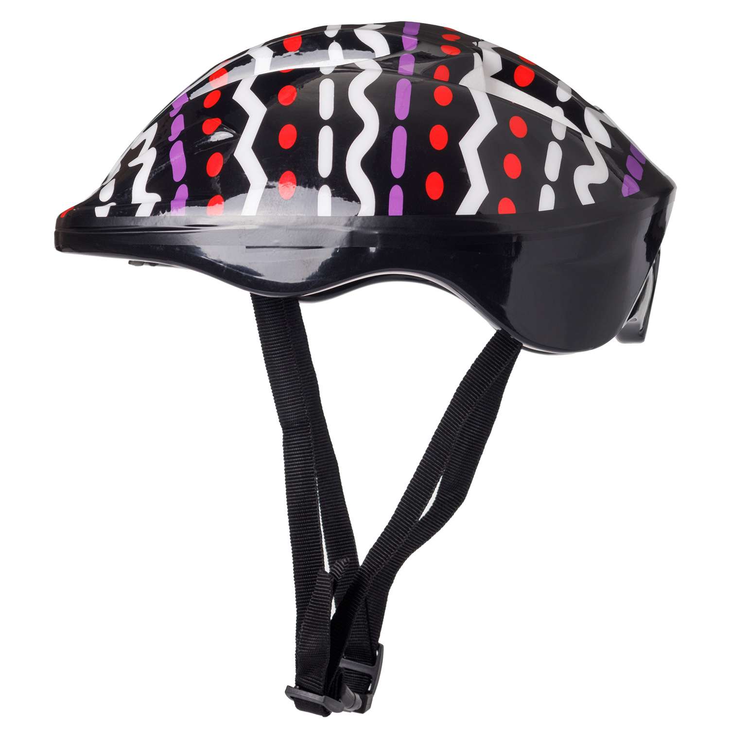 Защита Шлем BABY STYLE для роликовых коньков черный принт обхват 57 см - фото 2
