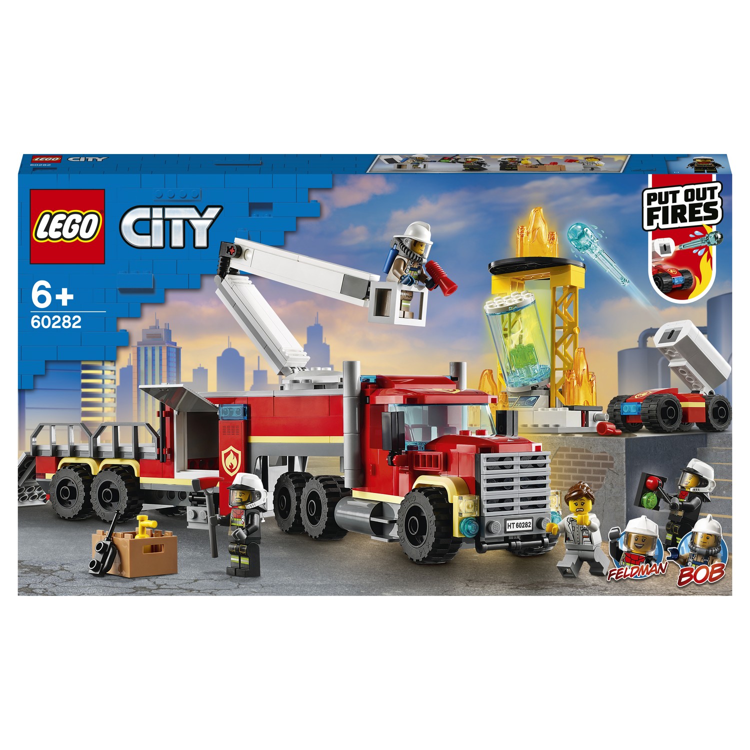 Конструктор LEGO City Fire Команда пожарных 60282 купить по цене 4799 ₽ в  интернет-магазине Детский мир