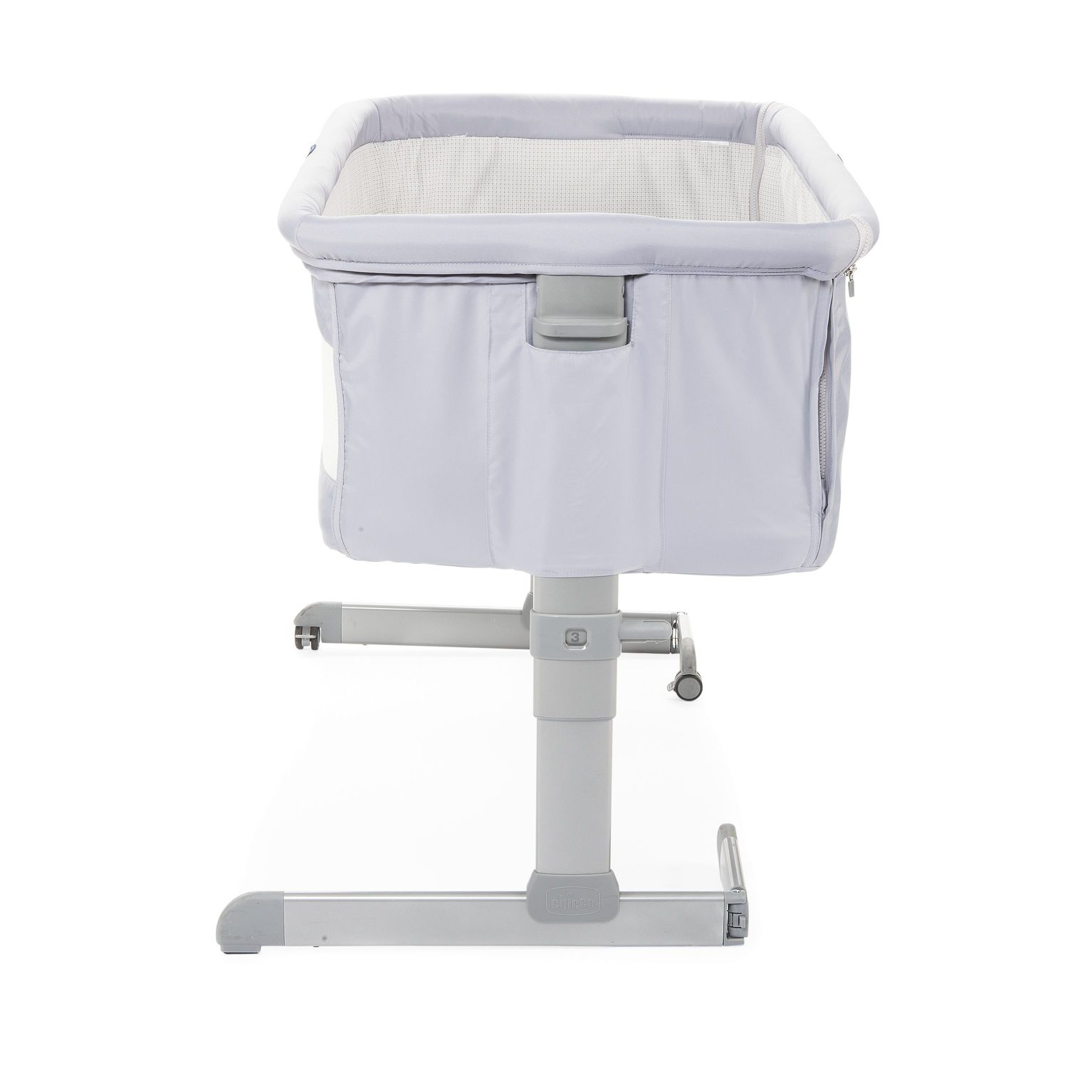 Кроватка Chicco Next2Me Standart Grey - фото 4