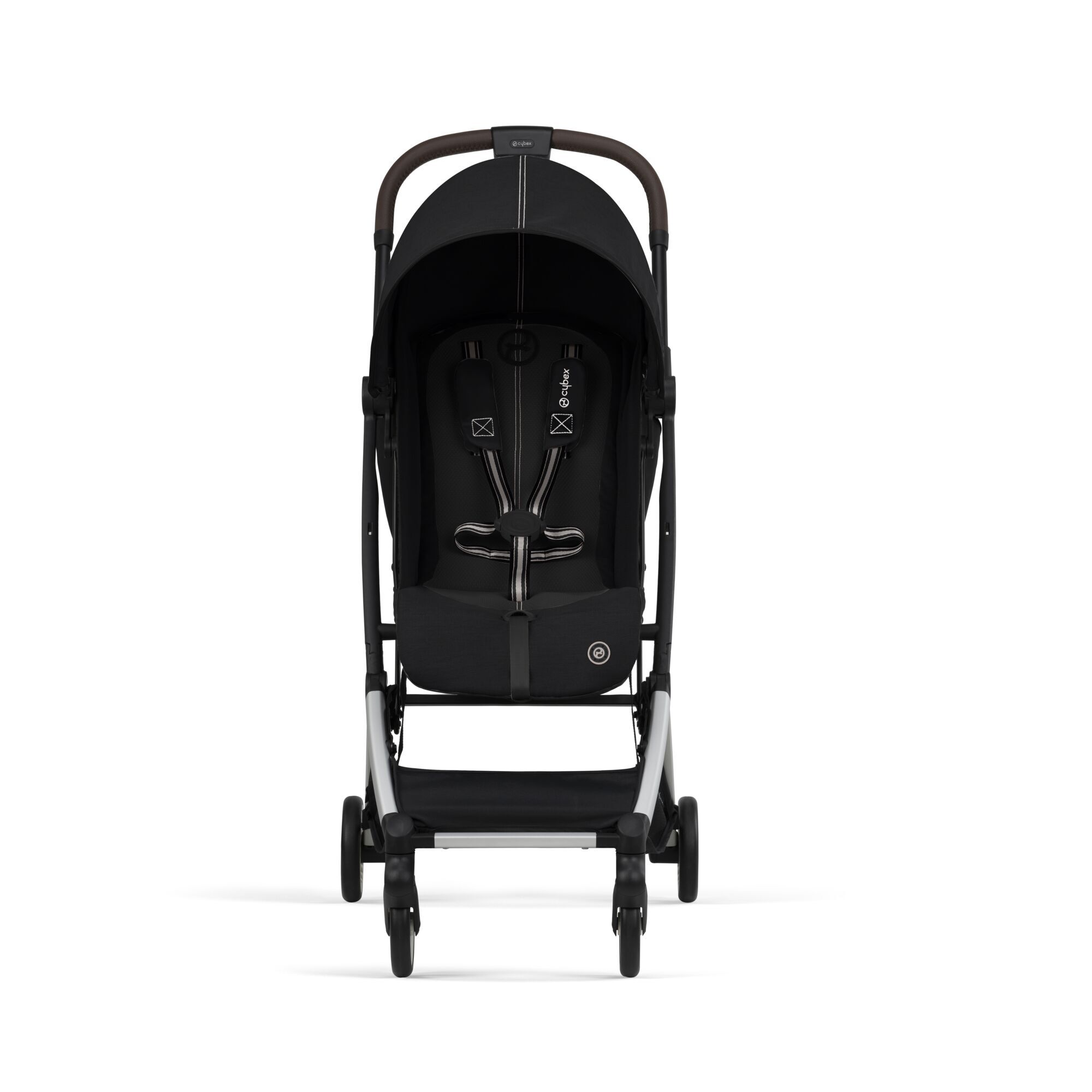 Коляская детская Cybex Orfeo SLV Moon Black с дождевиком - фото 3