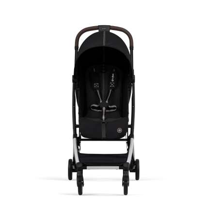 Коляская детская Cybex Orfeo SLV Moon Black с дождевиком