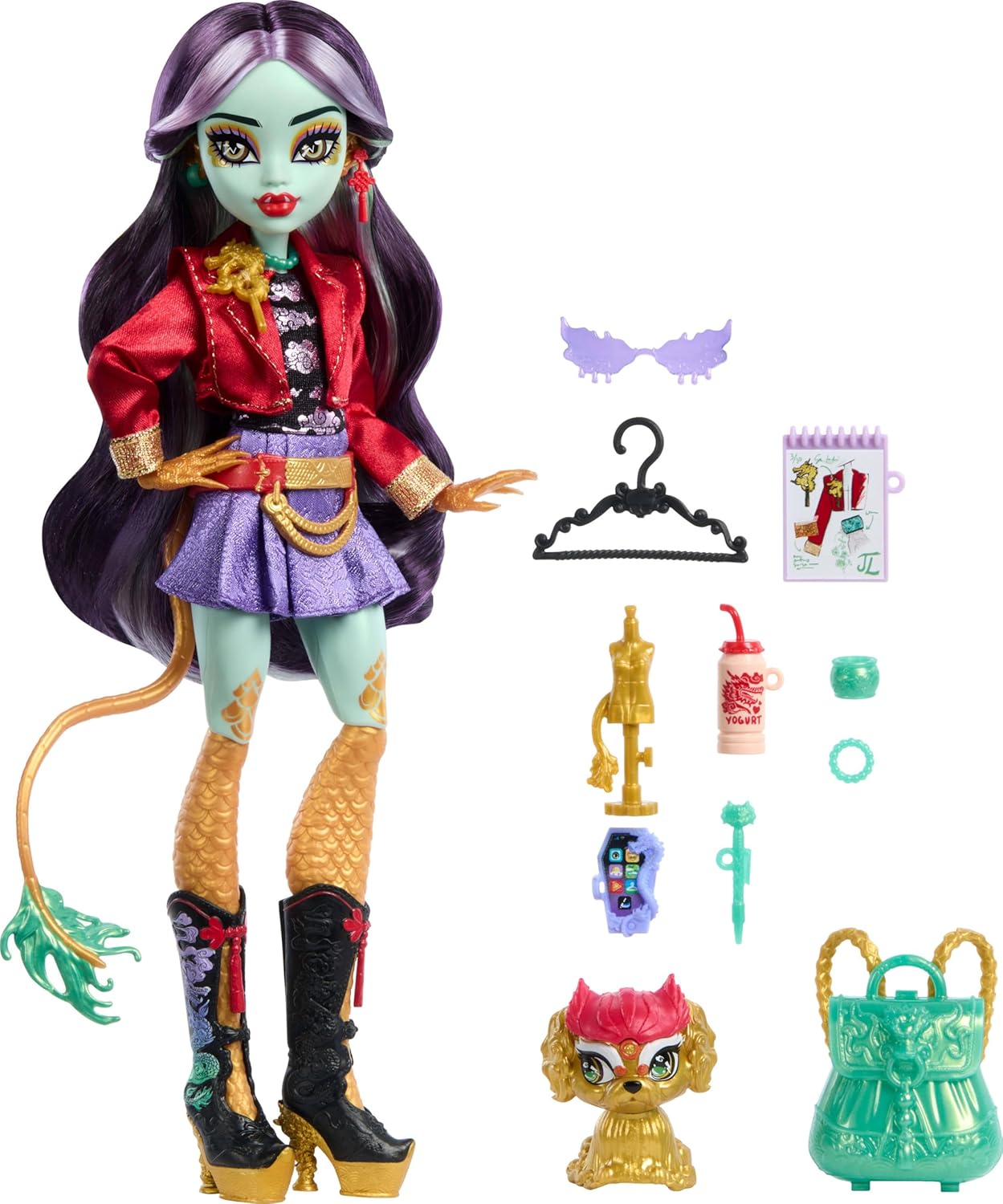 Кукла модельная Monster High Jinafire Long HYV58 - фото 4