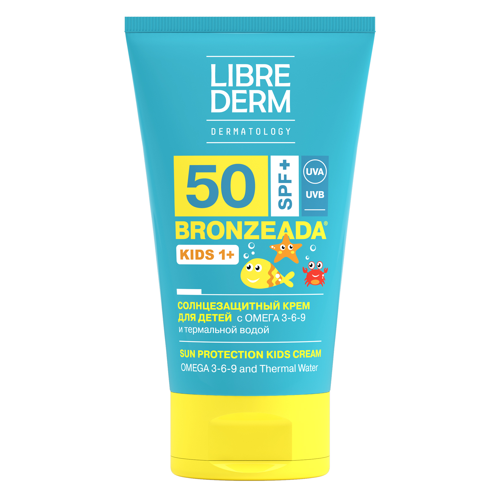 Крем солнцезащитный Librederm BRONZEADA для детей SPF50+ с Омега 3-6-9 и термальной водой - фото 10