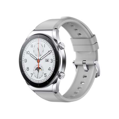 Смарт-часы XIAOMI Watch S1 GL BHR5560GL 1.43Amoled NFC GPS 470 мАч серебристые
