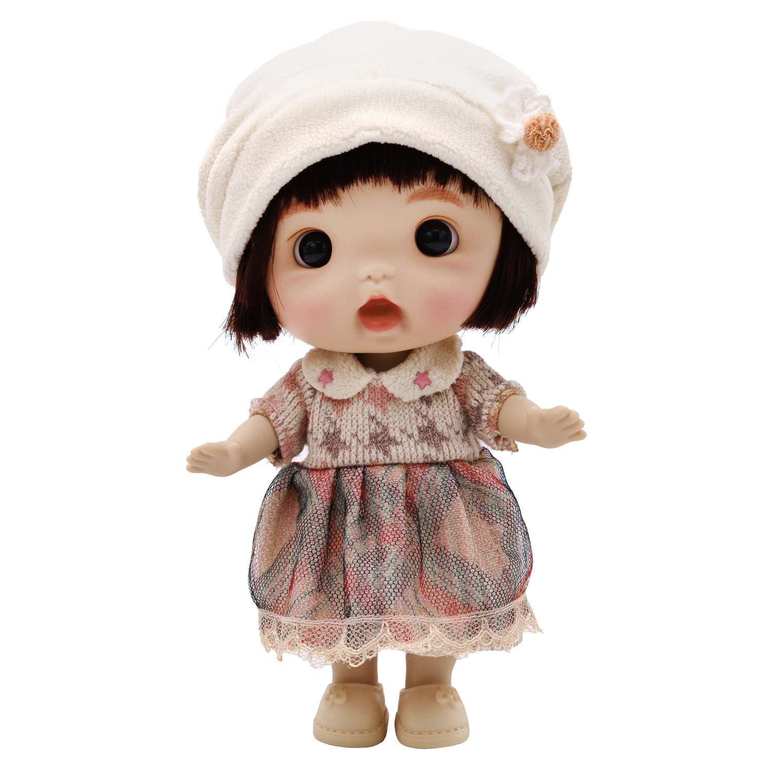 Кукла Funky Toys в шапке и платье 18см FT0689328 FT0689328 - фото 1