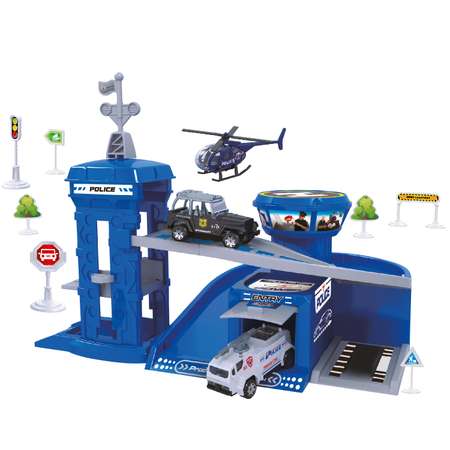 Набор игровой Funky Toys Полицейский участок Синий FT0512788-1