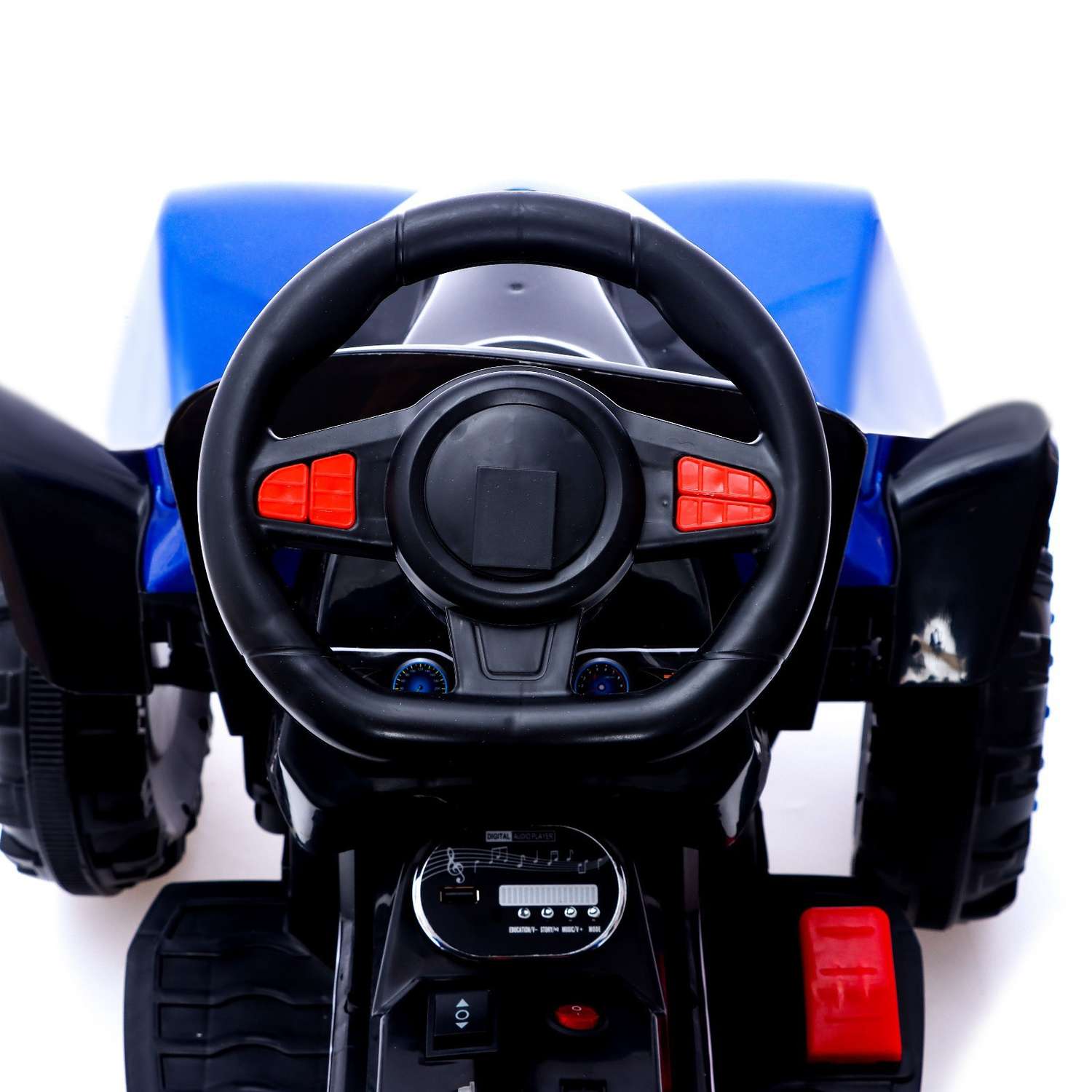 Электромобиль Sima-Land «Квадроцикл» радиоуправление 2 мотора цвет синий без зеркал - фото 5