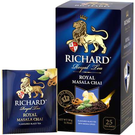 Чай черный Richard Royal Masala Chai ароматизированный 25 пакетиков