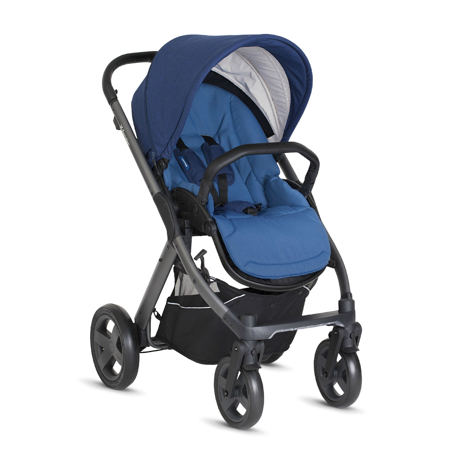 Коляска 2в1 X-Lander X-Pulse Night Blue с люлькой X-Pram Light - фото 7