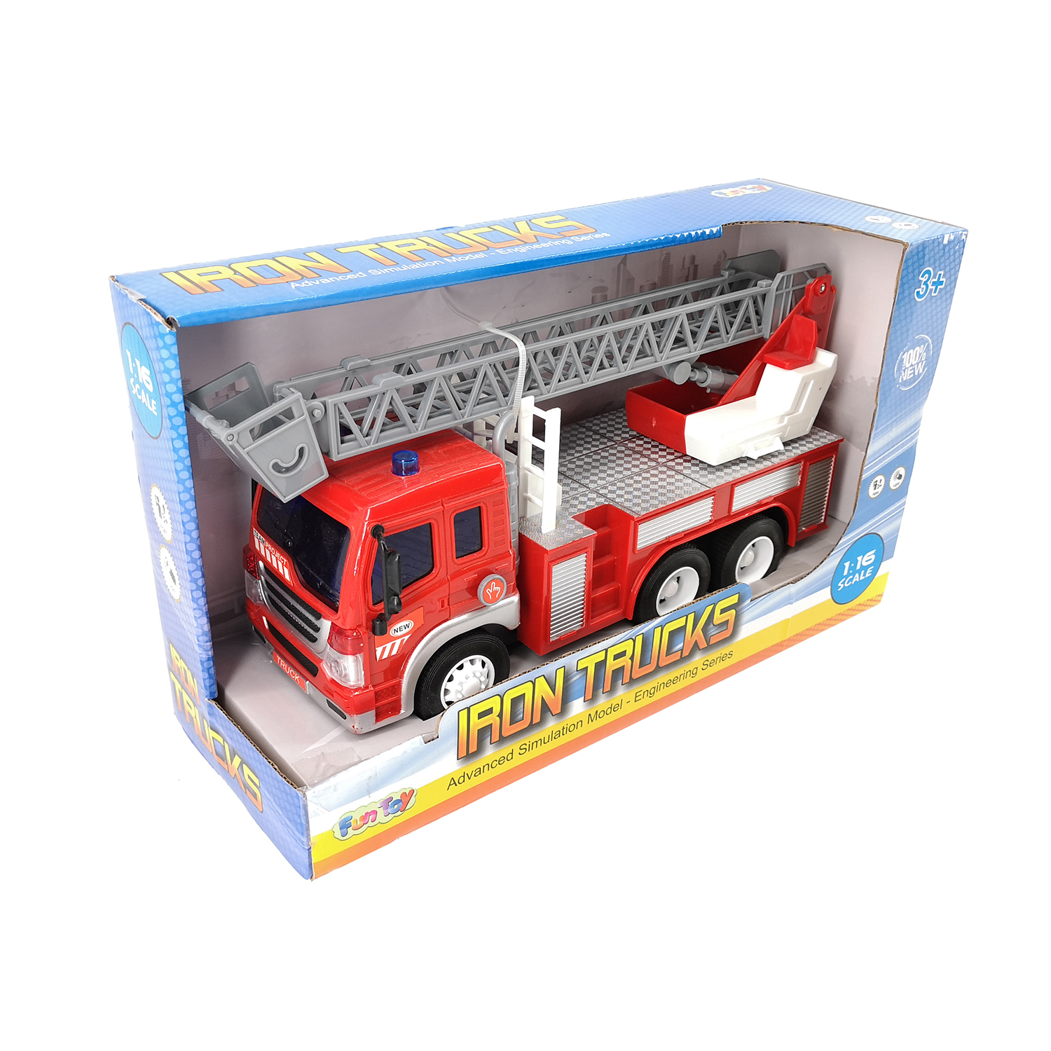 Грузовик Fun Toy 1:16 инерционный 44404/5 - фото 3