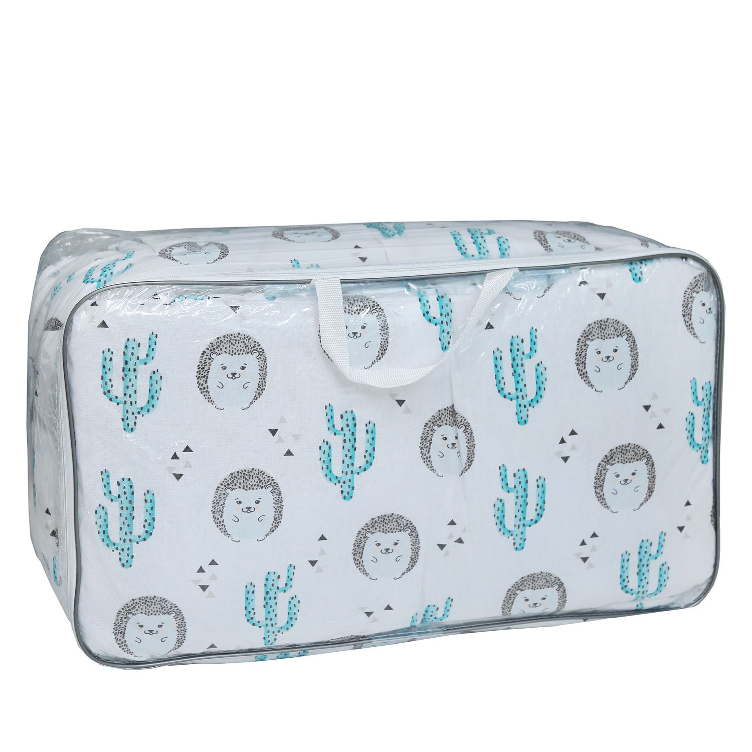 Комплект постельного белья Amarobaby Ёжики 7предметов AMARO-3007-Ez - фото 2