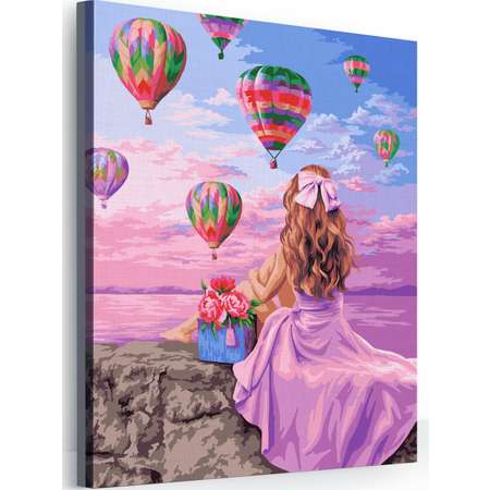 Картина по номерам Hobby Paint NN041 Воздушные шары 40*50