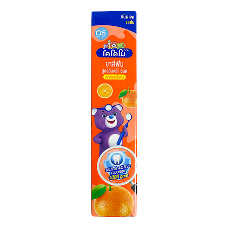 Зубная паста Lion Kodomo гелевая для детей с 6 месяцев с ароматом апельсина 40 г