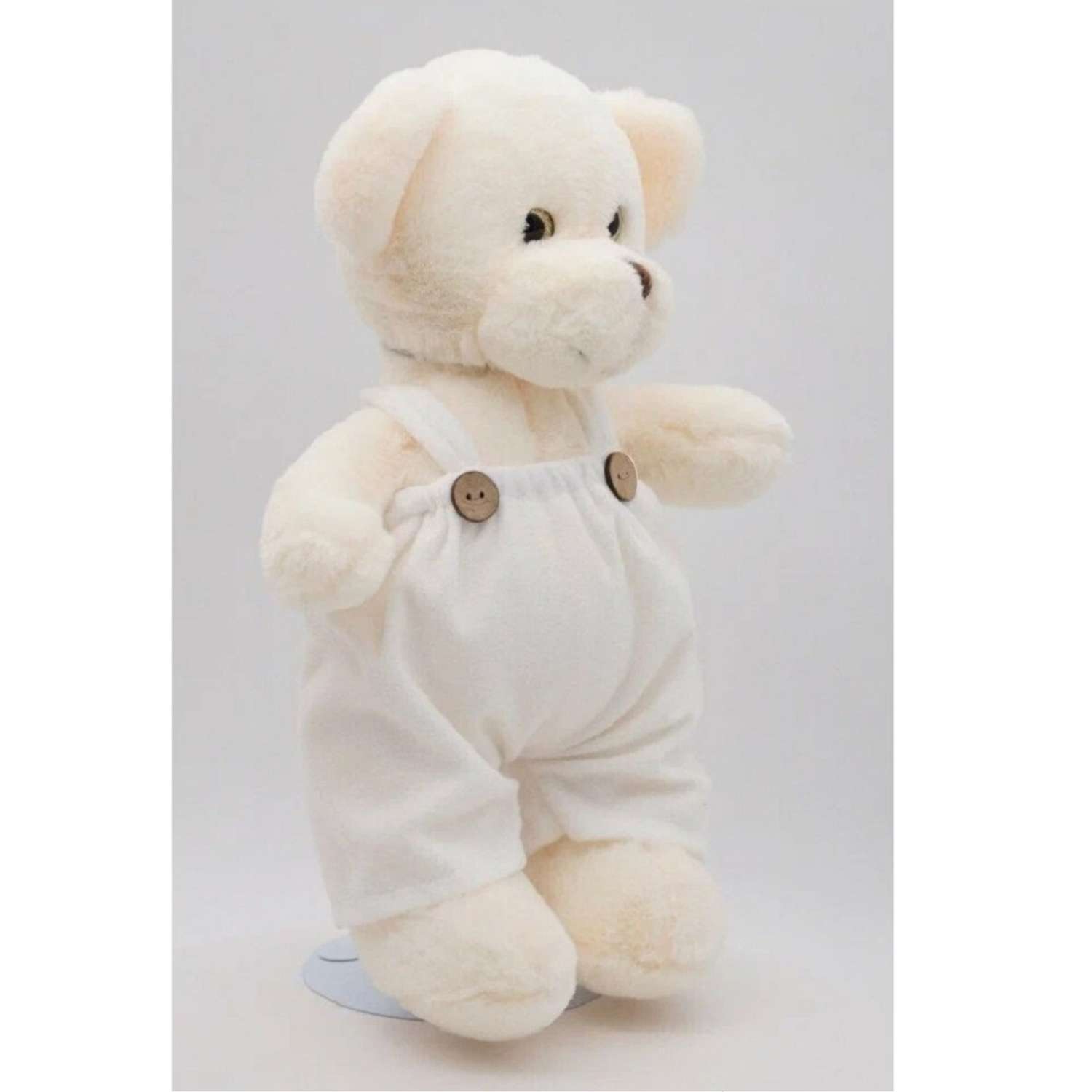 Мягкая игрушка UNAKY Медведь Сильва в комбинезоне 33 см - фото 2