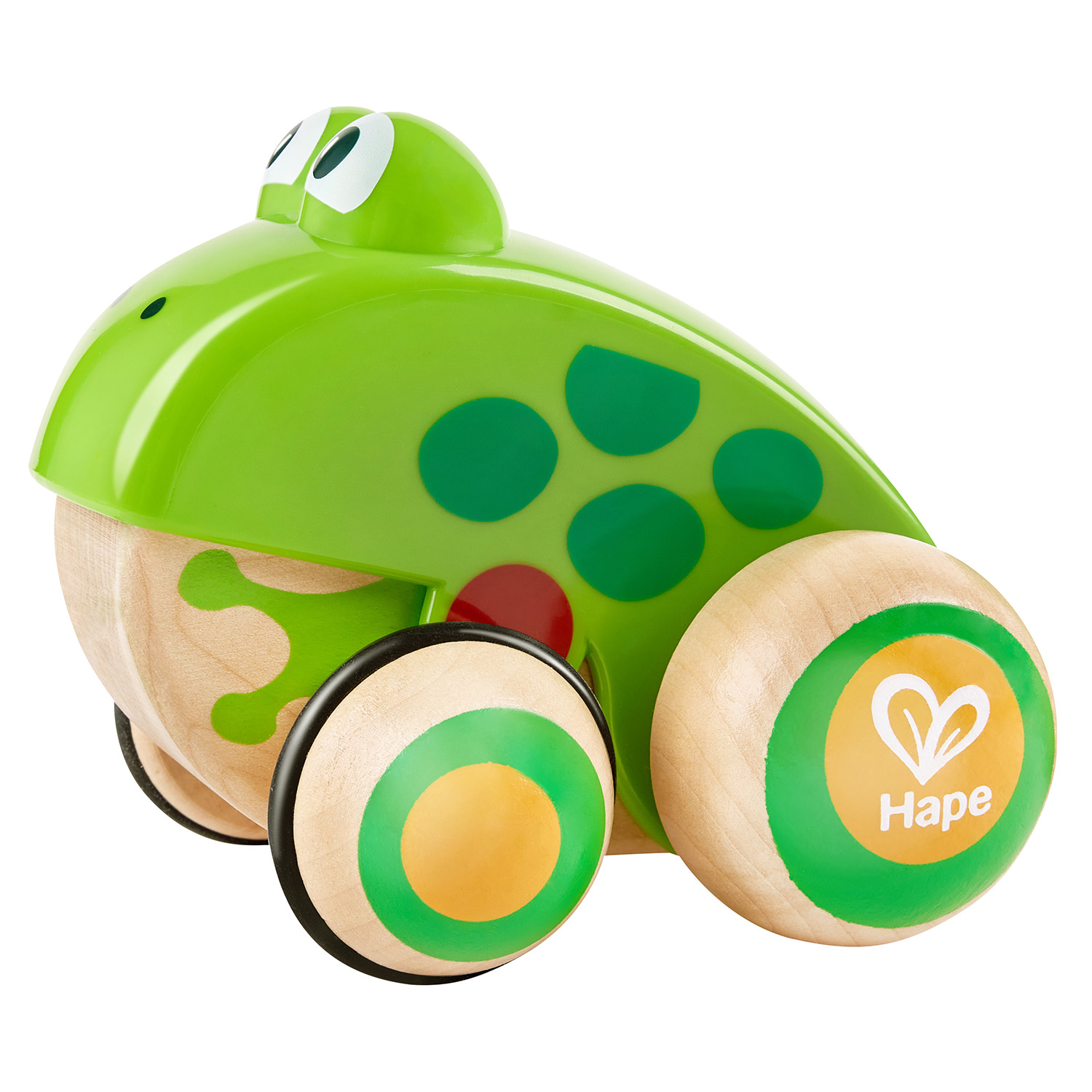 Игрушка для малышей каталка HAPE Семья лягушек на прогулке E0365_HP - фото 6