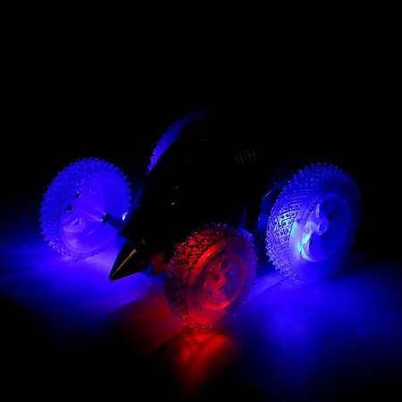 Перевёртыш Автоград радиоуправляемый «Скорость» работает от батареек световые эффекты цвет красный