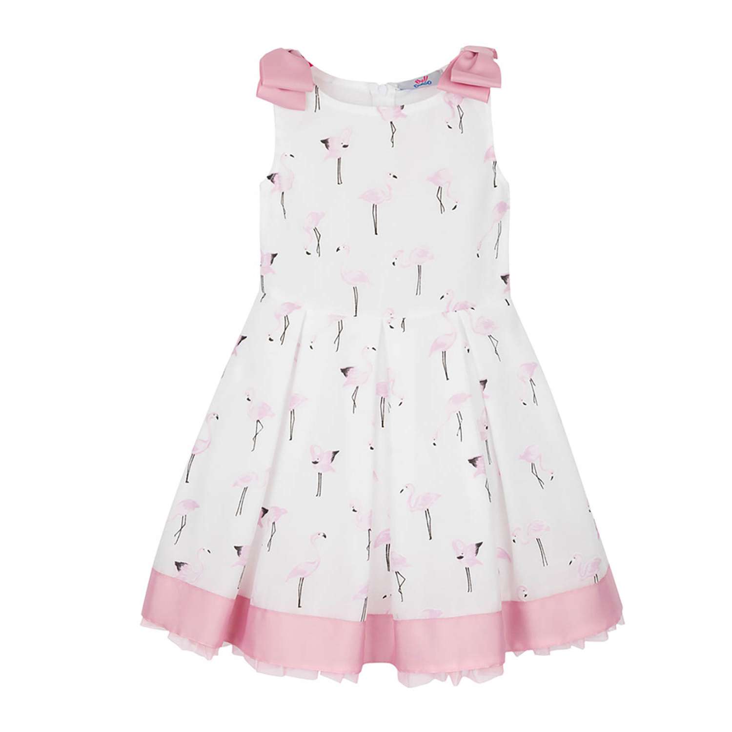 Платье Bell Bimbo 181071 набивка/розовый - фото 2