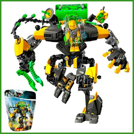 Игрушка LX Конструктор Bionicle Бионикл Робот Эво 192 детали