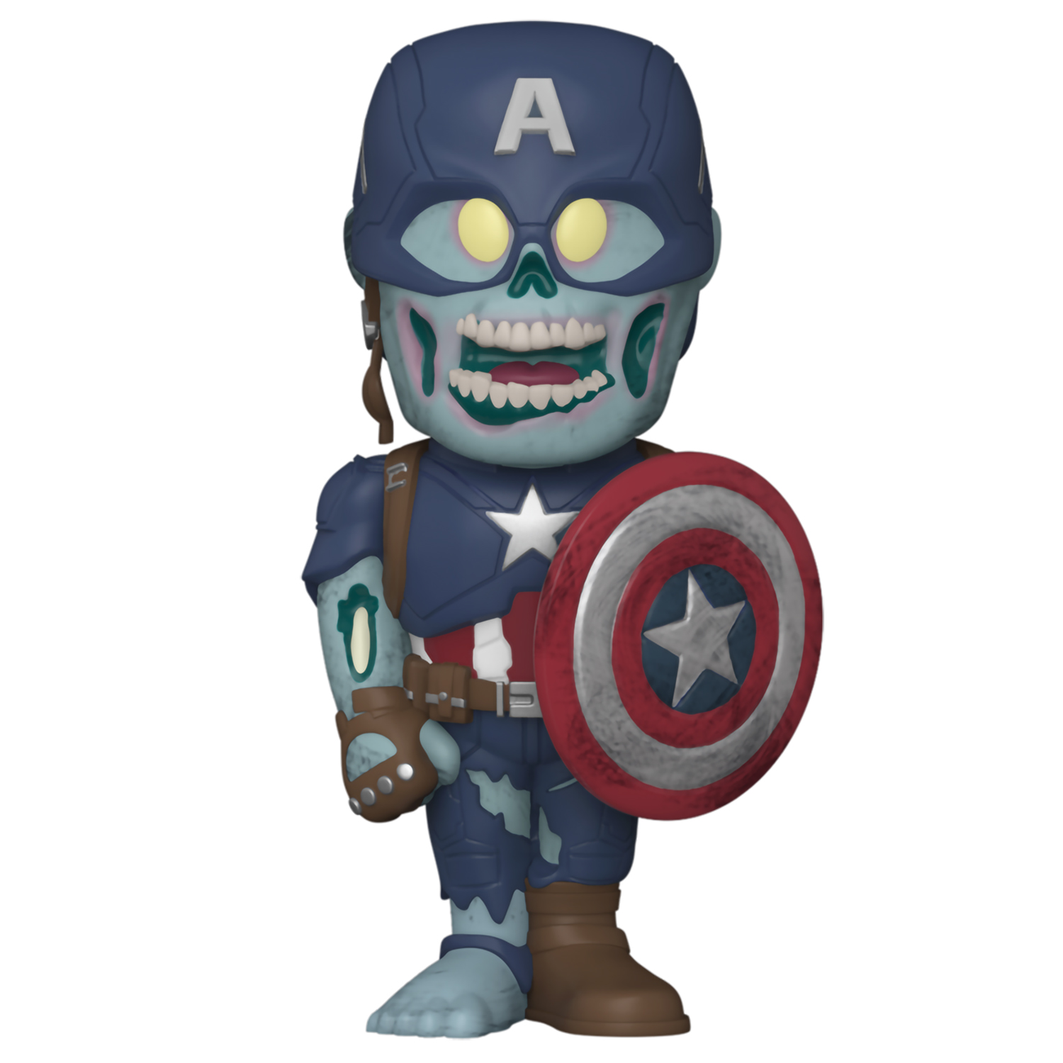 Фигурка Funko Vinyl SODA What If Zombie Captain America w/(GW) Chase 58668 - фото 1