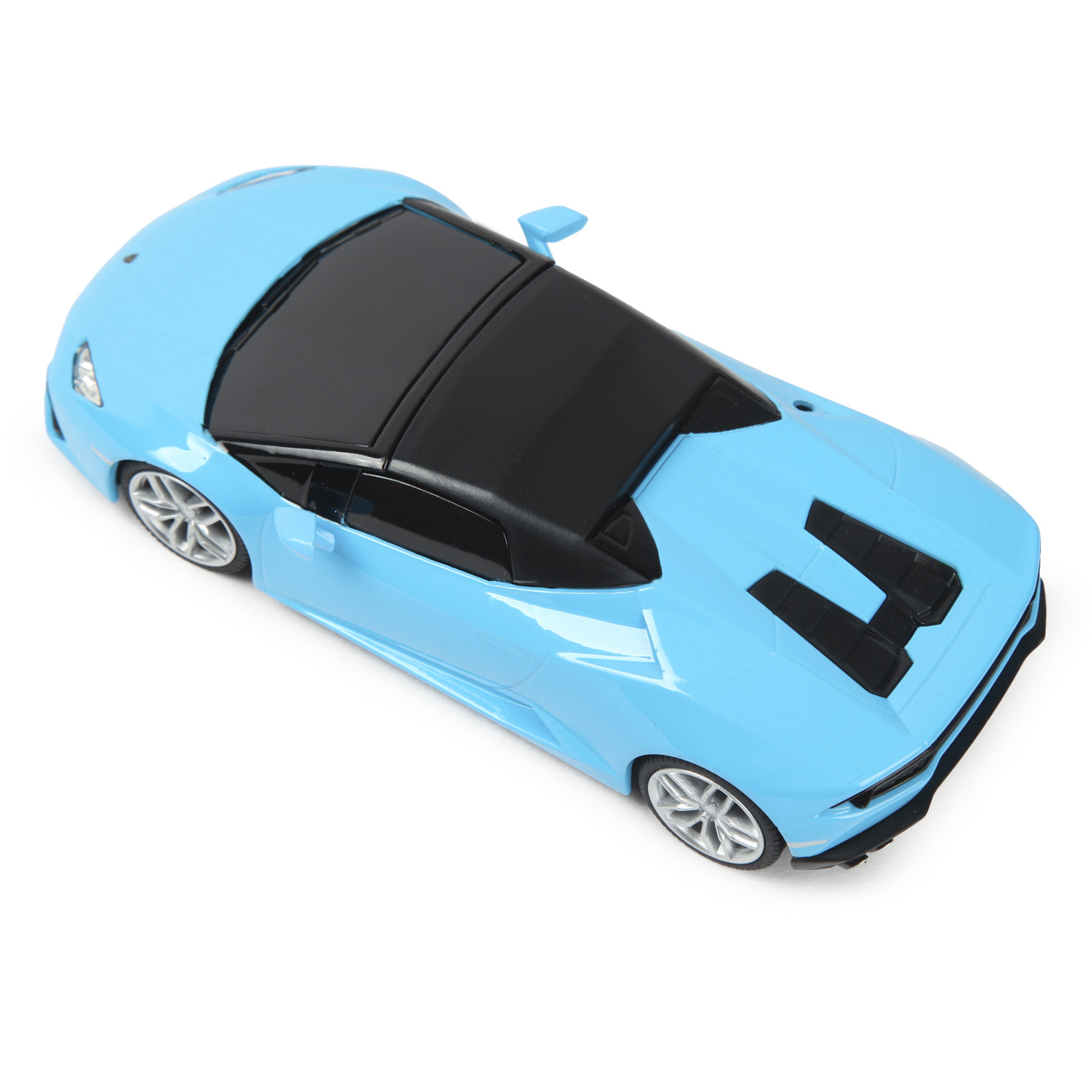 Автомобиль MSZ Lamborghini 1:32 без механизмов голубой 68422 - фото 7