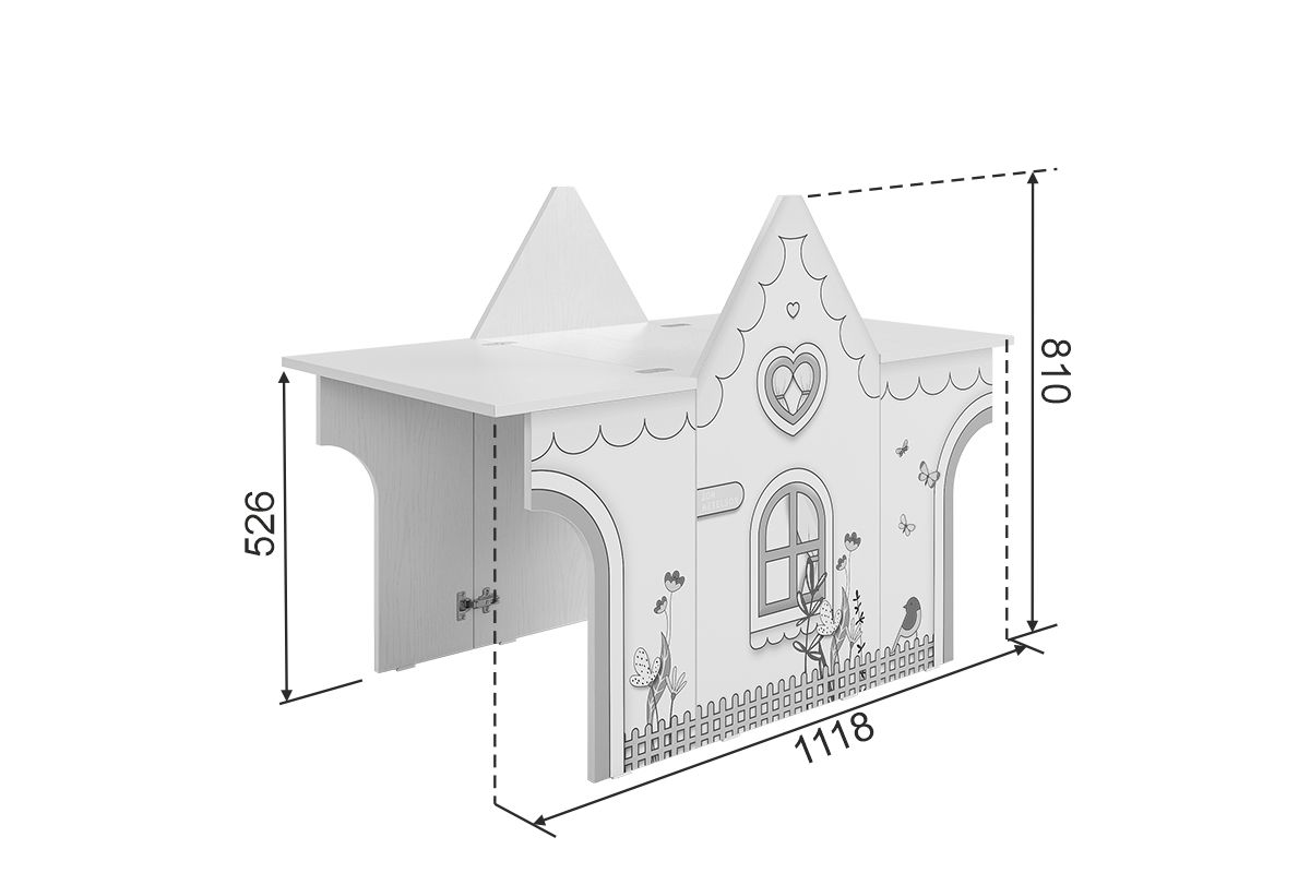 Детский стол-трансформер ARNIKA Домик - фото 6