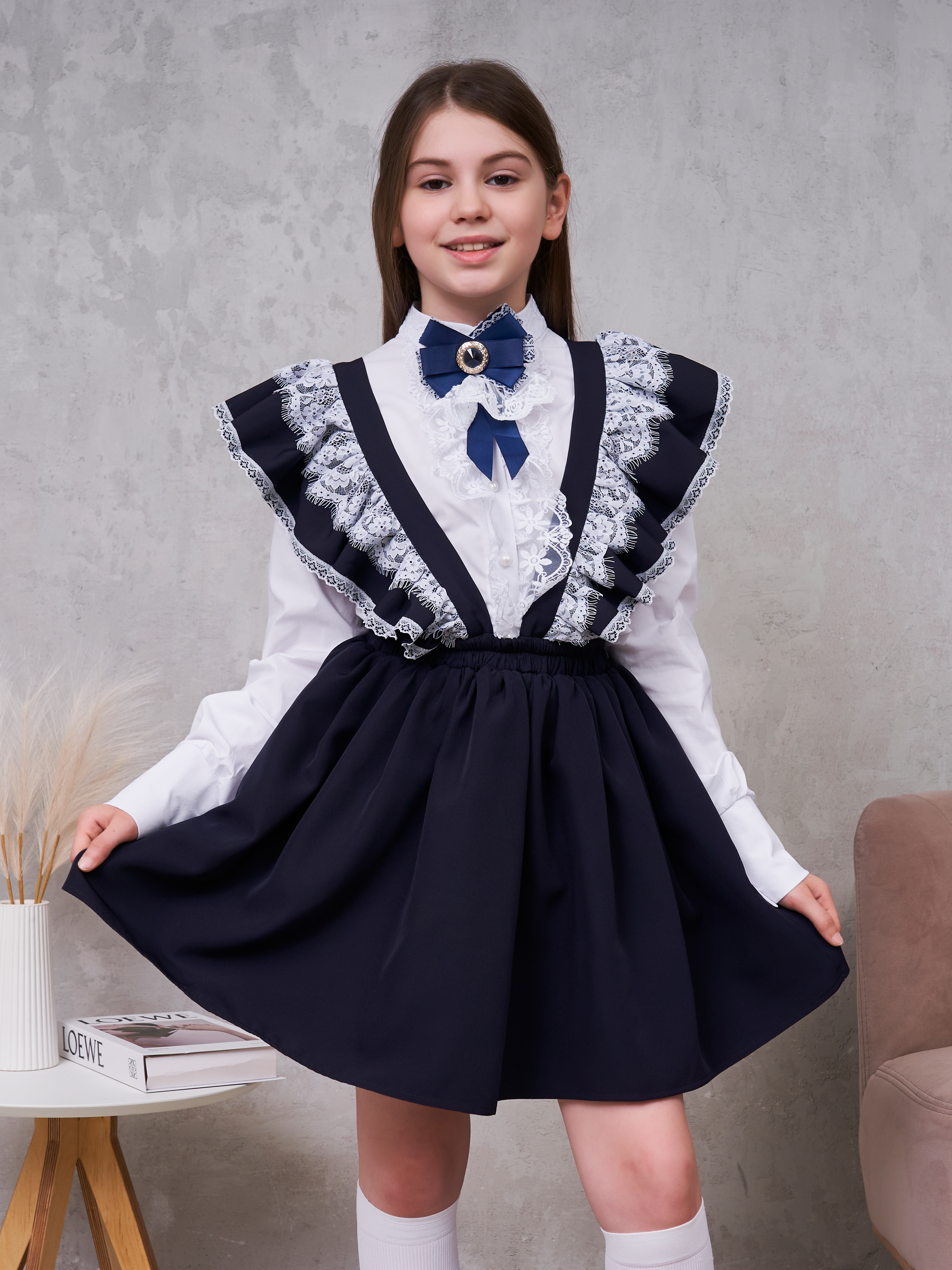 Комплект FunWood fw_sch_dress+bluz_andr2 - фото 2