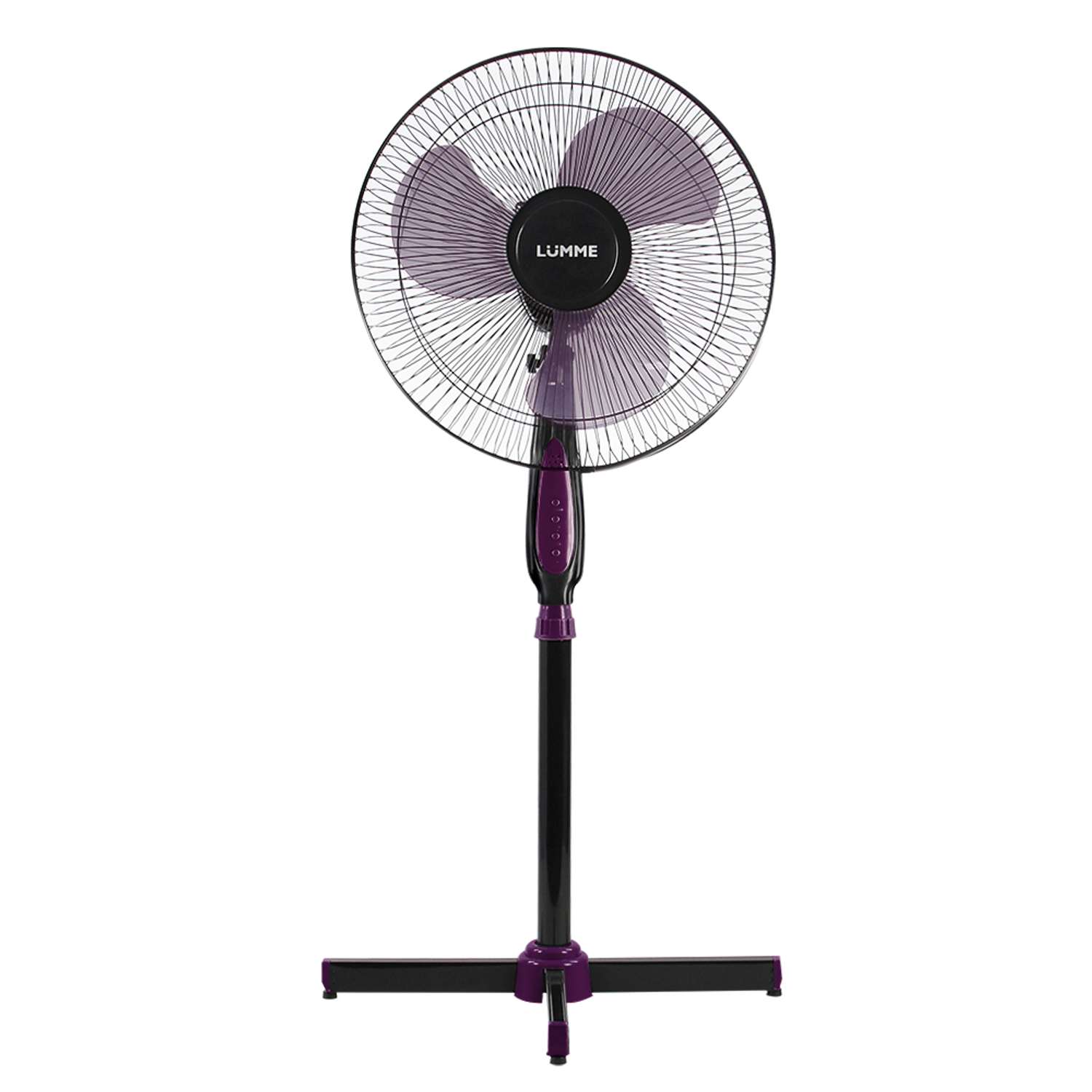 Вентилятор напольный LUMME LU-FN105 черный/фиолетовый - фото 12