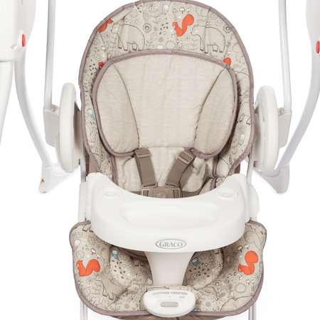 Качели электронные Graco Swing 'n' Bounce Woodland Walk