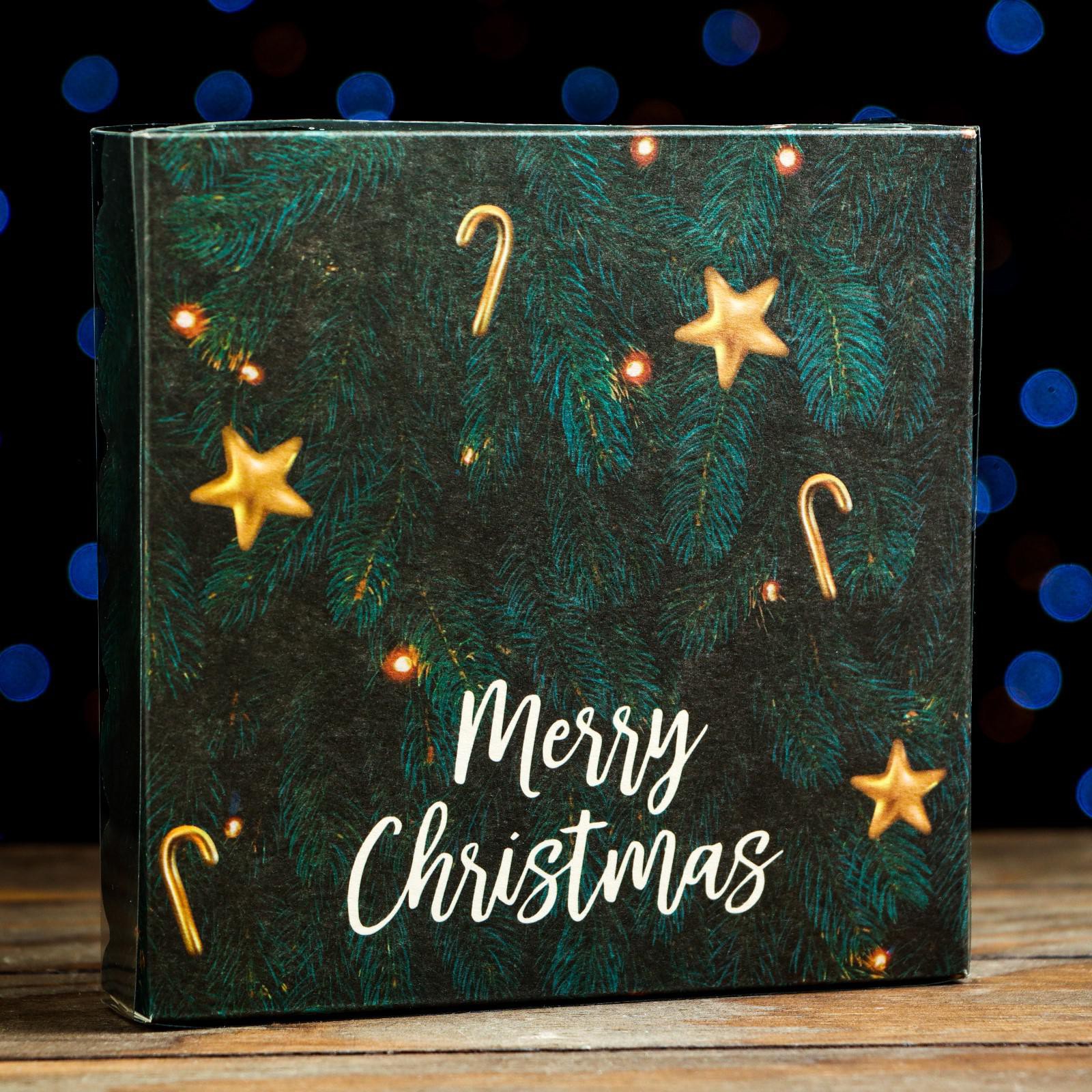 Коробочка Sima-Land для печенья«Рождество» 15×15×3 см. 1 шт. - фото 6