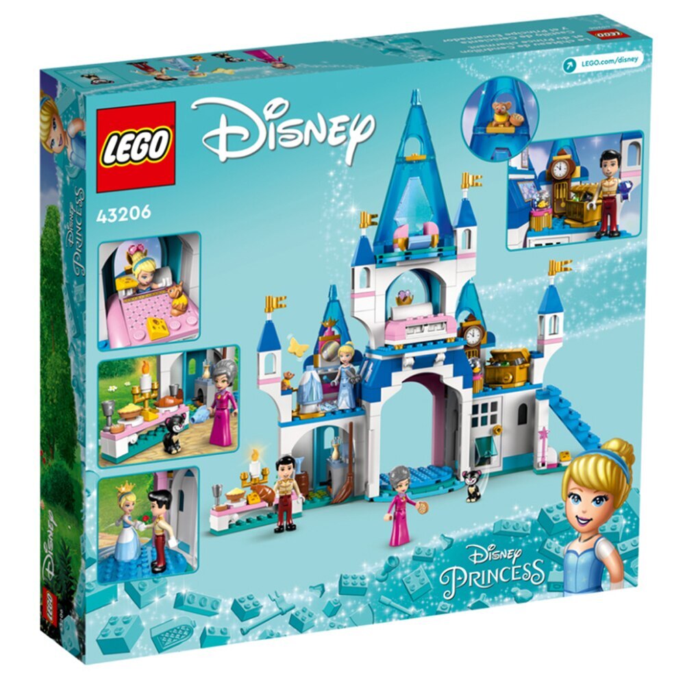 Конструктор LEGO Disney 43206 Золушка и Замок Прекрасного принца купить по  цене 6389 ₽ в интернет-магазине Детский мир