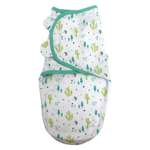 Конверт Summer Infant SwaddleMe Кактусы на липучке S/M Белый