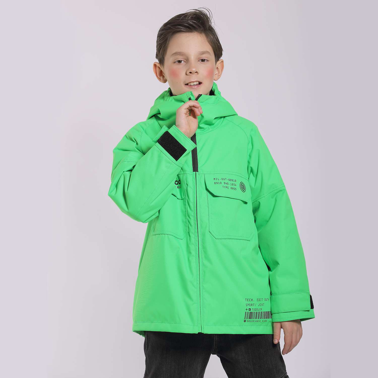 Куртка Orso Bianco OB21095-22_ярк.зеленый - фото 5