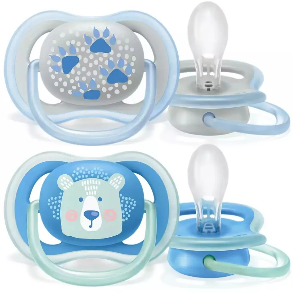 Пустышка Philips Avent ultra air SCF085/06 с футляром для хранения и стерилизации 2 шт. - фото 1