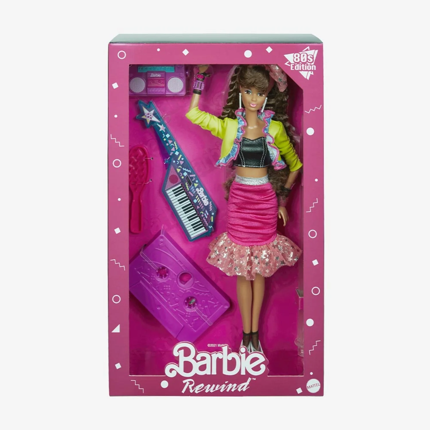 Кукла Barbie Rewind Ночная вечеринка в стиле 80-х годов GTJ88 GTJ88 - фото 9
