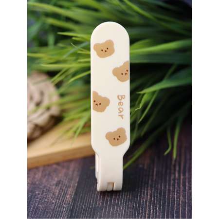 Расческа iLikeGift Bear double beige